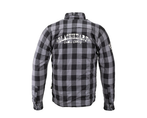Сорочка Shirt W-TEC Black Heart Reginald - M/сіро-чорний