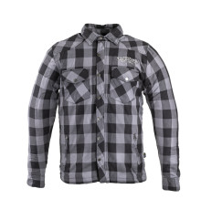 Сорочка Shirt W-TEC Black Heart Reginald - XL/сіро-чорний