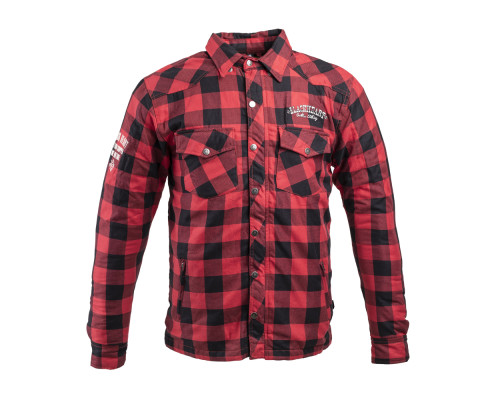 Сорочка Shirt W-TEC Black Heart Reginald - M/червоно-чорний