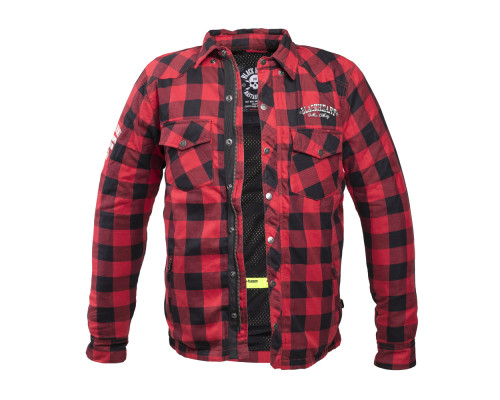 Сорочка Shirt W-TEC Black Heart Reginald - M/червоно-чорний