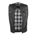 Шкіряний  мотожилет  W-TEC Losango - чорний - 3XL