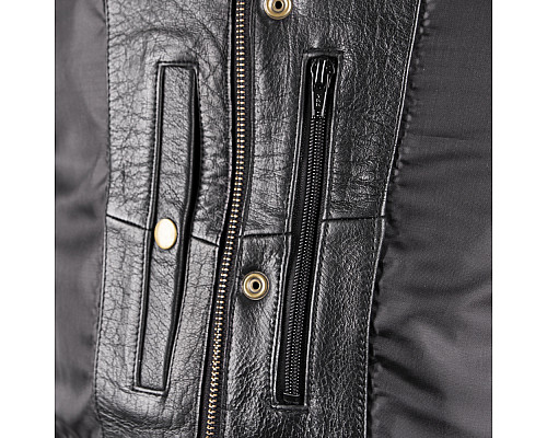 Чоловічий мотожилет W-TEC Midvora - чорний/5XL