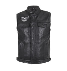 Чоловічий мотожилет W-TEC Midvora - чорний/3XL