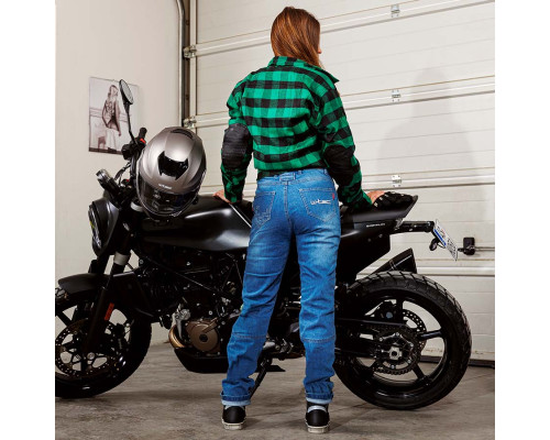 Мотоциклетна сорочка W-TEC Terchis - розмір S / зелений