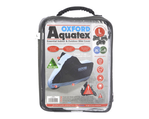 Чохол на мотоцикл Oxford Aquatex XL - сірий Чохол на мотоцикл Oxford Aquatex XL - сірий