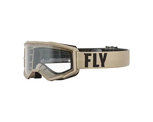 Окуляри для мотокросу Fly Racing Focus USA Green Brown