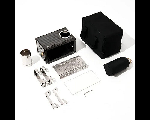 Піч дров'яна Mobi Garden NX22688001, чорна