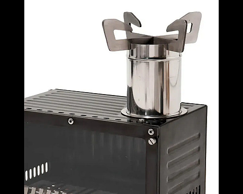 Піч дров'яна Mobi Garden NX22688001, чорна