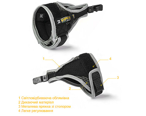 Темляк Vipole Nordic Power Top-Click Size S (Special Offer)