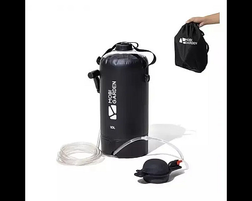 Душ портативний Mobi Garden NX22671039 10 л, чорний Душ портативний Mobi Garden NX22671039 10 л, чорний