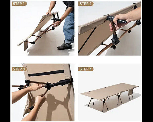 Ліжко розкладне Mobi Garden SL NX22665024, зелене