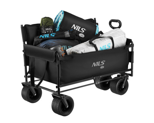 Візок розкладний NILS CAMP NC2606 140 л, чорний
