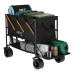Візок розкладний NILS CAMP NC2607 XXL 160 л, чорно-оранжевий
