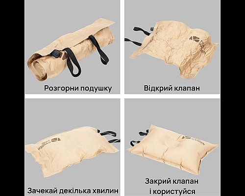 Подушка самонадувна Mobi Garden Stars air NXL1534002, бежева