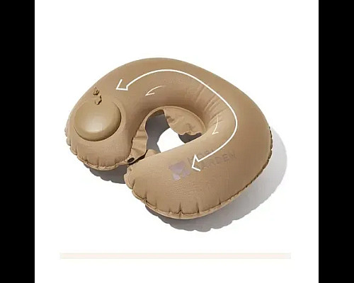 Подушка підголовник з насосом Mobi Garden NX22663028, бежева