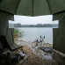 Парасоля рибальська з бічними стінками NILS CAMP NC4702 250 х 220 см, темно-зелена