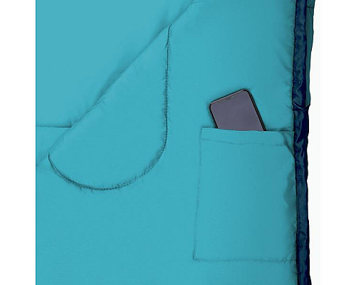 Спальний мішок розмір L NILS CAMP NC2008 синьо-блакитний