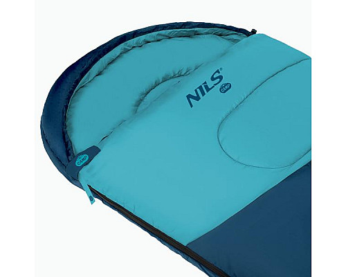 Спальний мішок розмір L NILS CAMP NC2008 синьо-блакитний