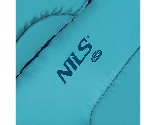 Спальний мішок розмір L NILS CAMP NC2008 синьо-блакитний