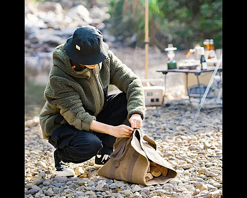 Сумка-переноска для дров Mobi Garden NX21671099, бежева