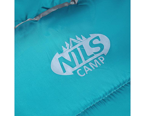 Спальний мішок розмір M NILS CAMP NC2008 сіро-блакитний