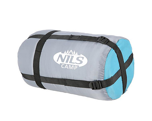 Спальний мішок розмір M NILS CAMP NC2008 сіро-блакитний