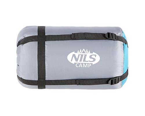 Спальний мішок розмір M NILS CAMP NC2008 сіро-блакитний