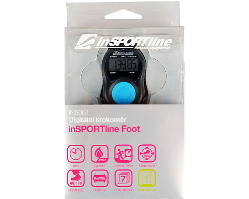 Крокомір inSPORTline Foot - чорний Крокомір inSPORTline Foot - чорний