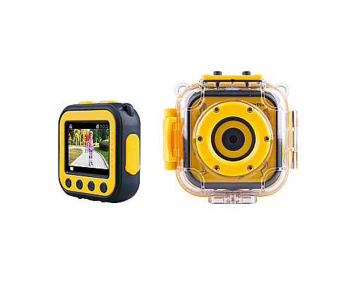 Дитяча екшн-камера inSPORTline KidCam - чорно-жовта Дитяча екшн-камера inSPORTline KidCam - чорно-жовта