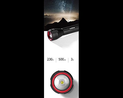 Ліхтар ручний Naturehike NH20ZM010, чорний