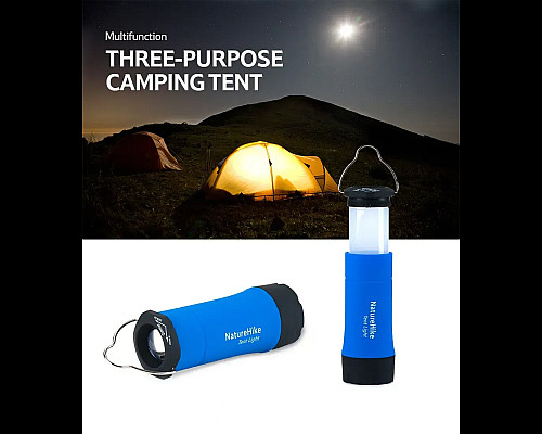 Ліхтар кемпінговий Naturehike Camp Lamp NH15A003-I, червоний
