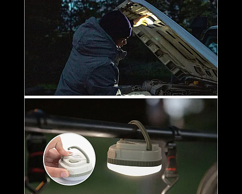 Ліхтар кемпінговий Naturehike D300 USB NH16D300-C, зелений