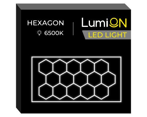 Світильник світлодіодний шестикутний LumiOn L0-5, 485 x 244 см