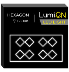 Світильник світлодіодний квадратний LumiOn L0-6, 485 x 244 см