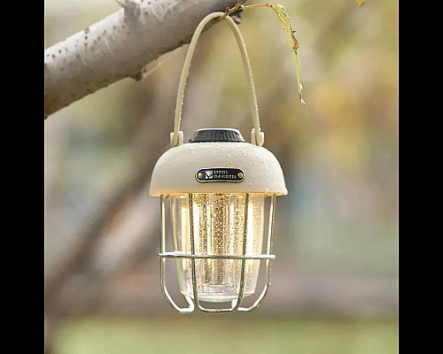 Ліхтар кемпінговий Mobi Garden NX22673017, бежевий
