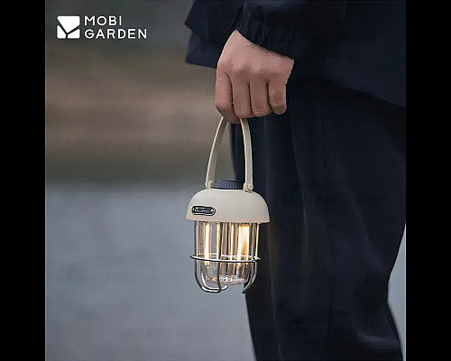Ліхтар кемпінговий Mobi Garden NX22673017, бежевий