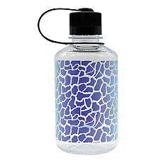 Пляшка Nalgene 500 мл NM Clear Rainbow Giraffe - біло-синій