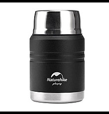 Термос Naturehike Stew beaker NH20SJ041 0,5 л, чорний