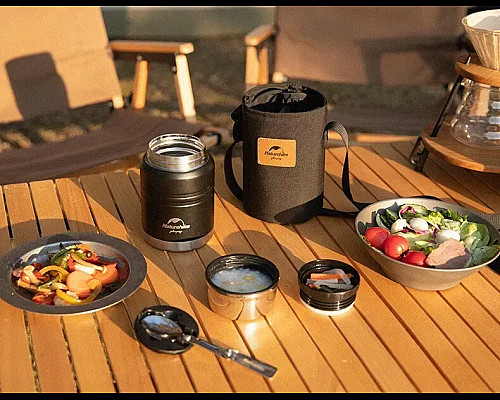 Термос Naturehike Stew beaker NH20SJ041 0,5 л, чорний Термос Naturehike Stew beaker NH20SJ041 0,5 л, чорний