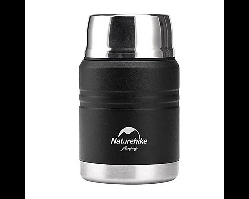 Термос Naturehike Stew beaker NH20SJ041 0,75 мл, чорний Термос Naturehike Stew beaker NH20SJ041 0,75 мл, чорний
