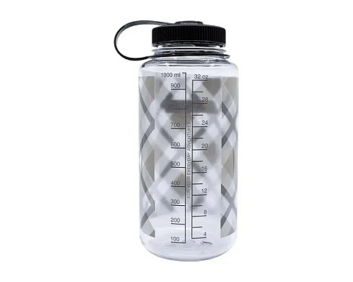 Пляшка для води Nalgene 1 л WM Beige Plaid, бежево-сіра