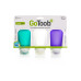 Набір силіконових пляшечок Humangear GoToob+ 3-Pack Medium