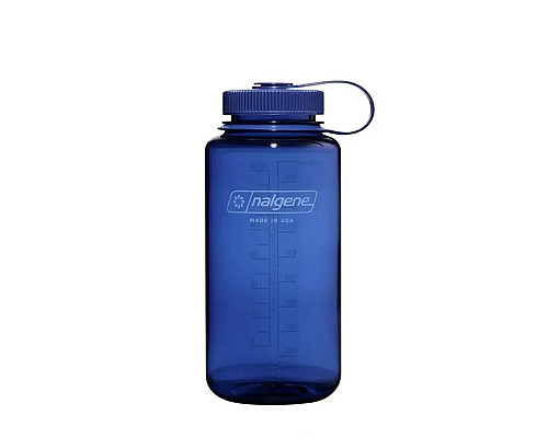Пляшка для води Nalgene 1 л WM Denim Sustain, темно-синя