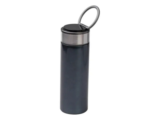 Термос Yiwu HP-14-19BL 530 мл з датчиком температури та ситечком, синій Термос Yiwu HP-14-19BL 530 мл з датчиком температури та ситечком, синій