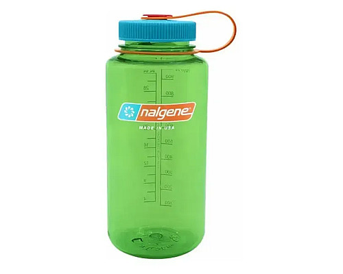 Пляшка для води Nalgene 1 л WM Pear, зелено-синя