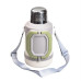 Термос Yiwu HP-14-21V туристичний Vacuum Cup 1,5 л з фліп кришкою та складаними ручками, сіро-зелений