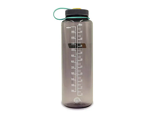 Пляшка Nalgene 1,4 л WM Silo Aubergine Sustain - чорна