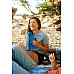 Пляшка Nalgene 1,4 л Silo Blue Sustain w/Black Cap - синя