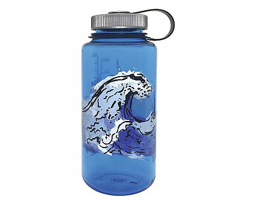 Пляшка для води Nalgene 1 л WM Slate w/Water, синя