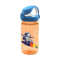Дитяча пляшка для води Nalgene 350 мл OTF Kids, помаранчево-синя  